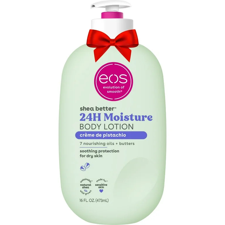 eos Shea Better Body Lotion- Creme de Pistachio, Soothes Dry Skin, 16 fl oz | Walmart (US)