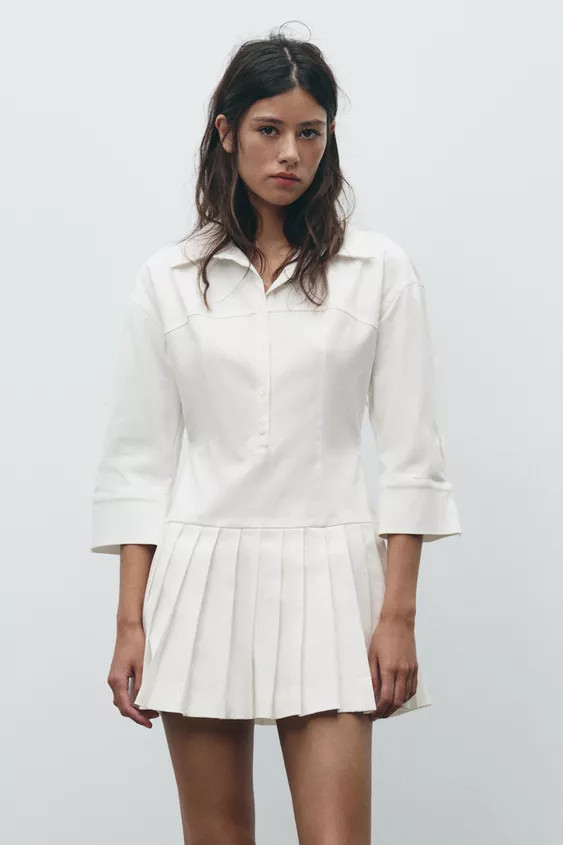 SHIRT JUMPSUIT DRESS | Zara US