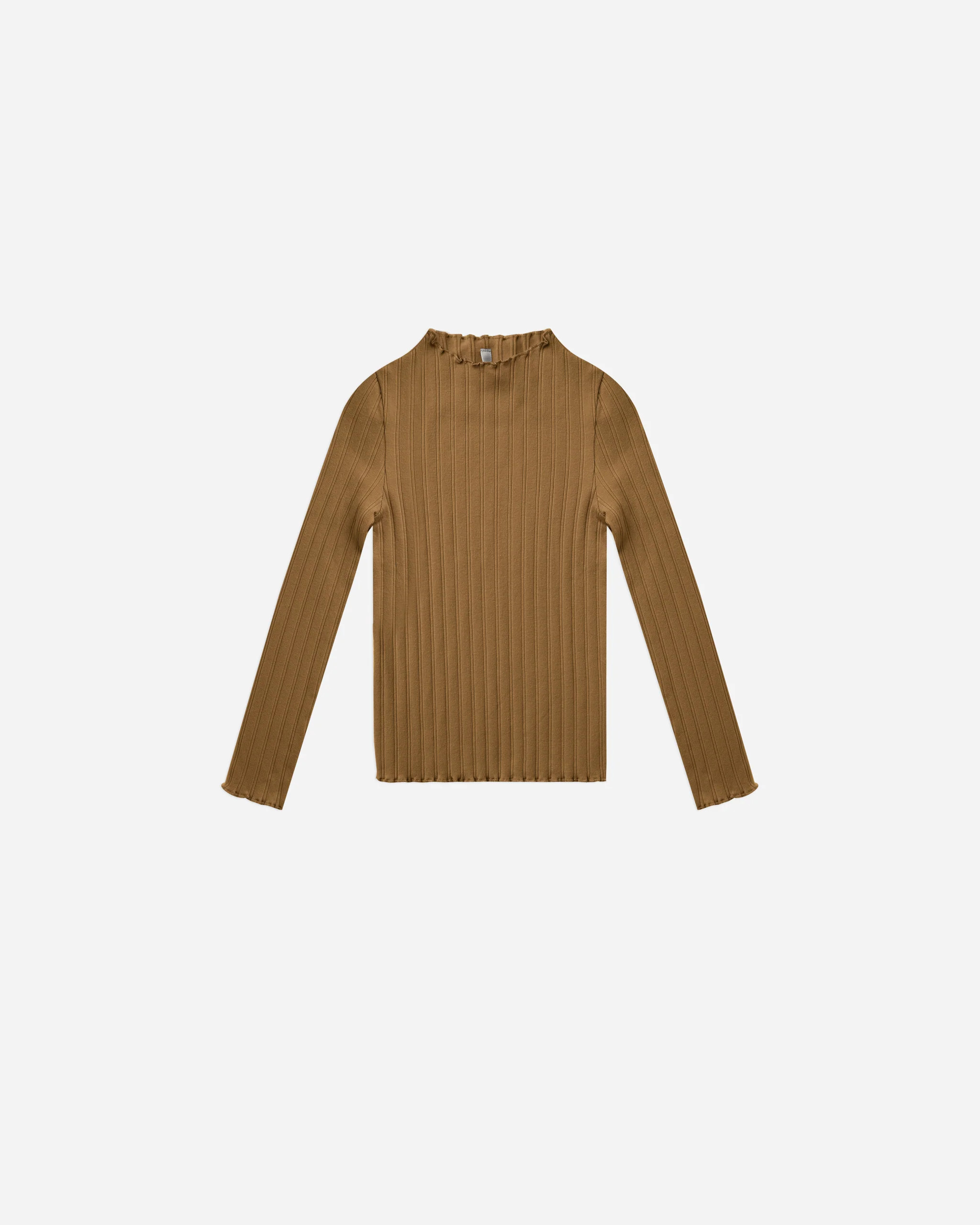 long sleeve ribbed tee || chartreuse | Rylee + Cru