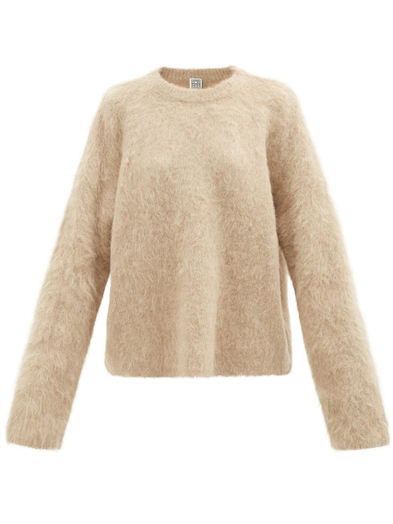 Round-neck alpaca-blend sweater | Toteme | Matches (US)