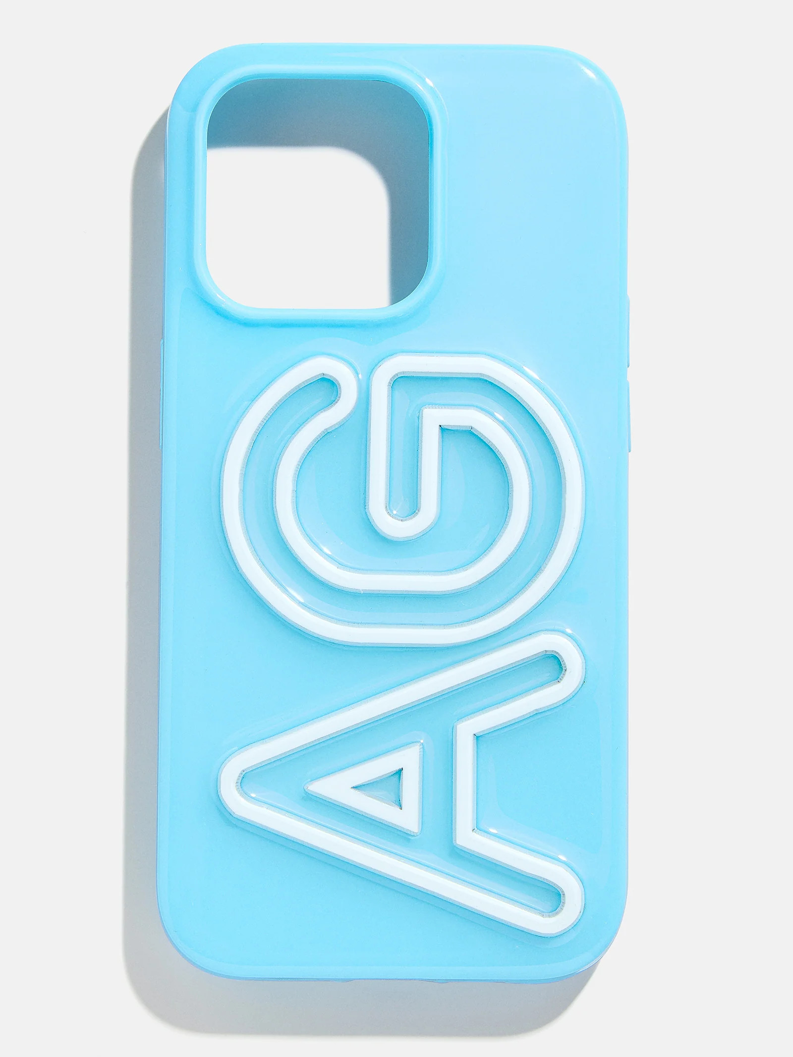 Fine Line Custom iPhone Case - Light Blue/White | BaubleBar