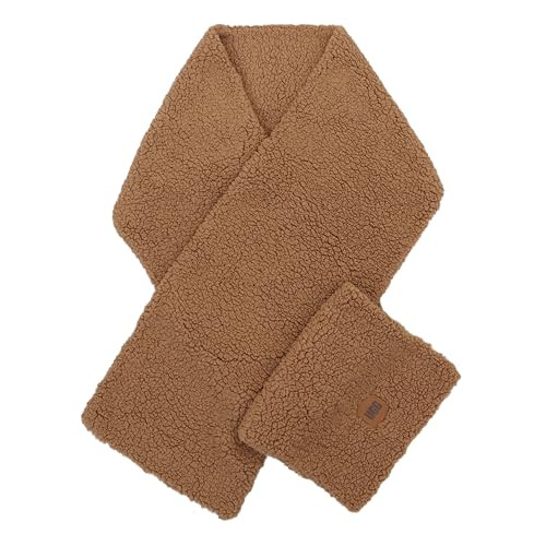 UGG Women's Sherpa Oversized Scarf, Caramel, One Size | Amazon (US)