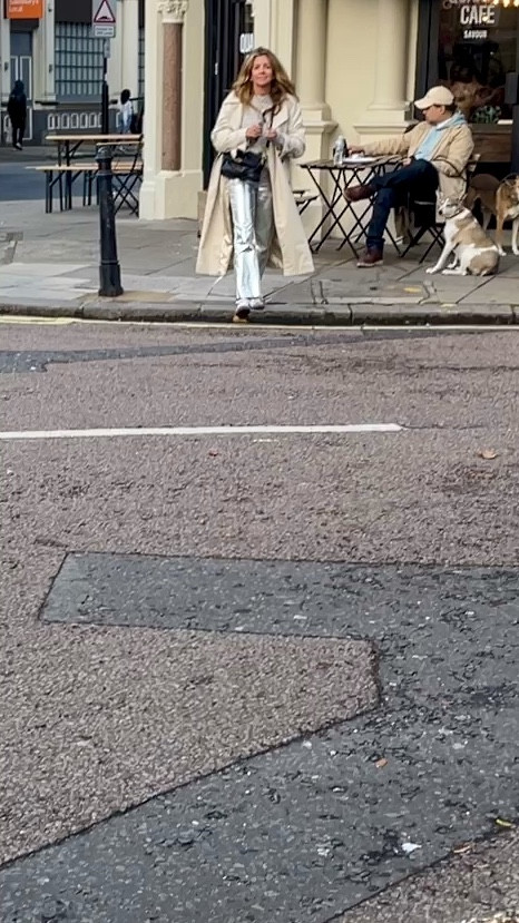 Metallic trousers 

#LTKover40 #LTKeurope #LTKstyletip