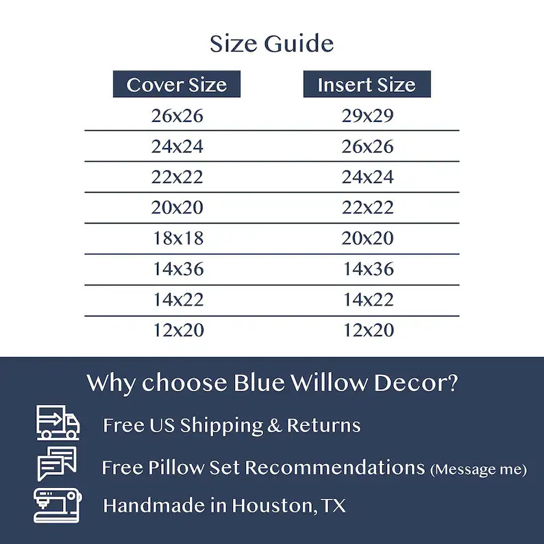 Chambray Blue and Cream Linen Window Pane Pillow Cover, Cover Only - Etsy | Etsy (US)