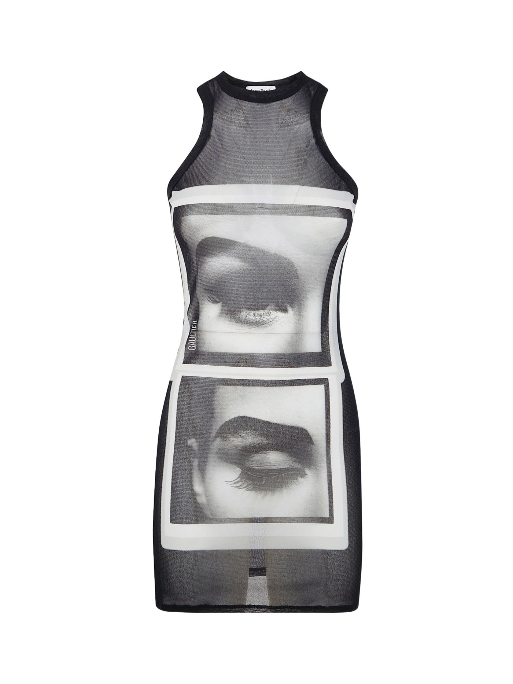 Jean Paul Gaultier Re Edition Printed Mini Dress | Senser US