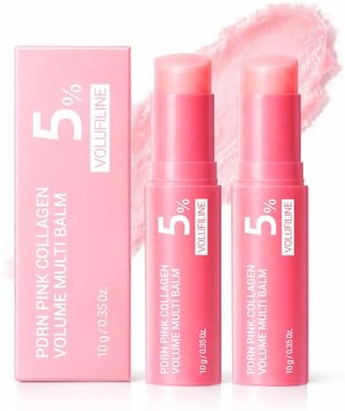 PDRN Pink Collagen Volume Multi Balm Stick - Collagen Wrinkle Stick Face & Body Balm for Under-Ey... | Amazon (US)
