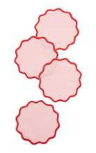 Set-Of-Four Scalloped Linen Coasters | Moda Operandi (Global)