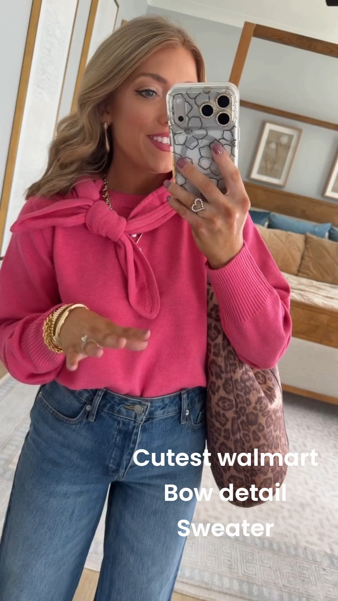 The COLOR!! 💕 Walmart’s new fall fashion arrivals keep getting better! This bright pink sweater is such a fun way to add color to your fall wardrobe, and I love the cute sweater detail styled around the shoulders. Paired with these wide-leg jeans, leopard sneakers and leopard tote for an easy everyday Walmart outfit that still feels put together. 💗🐆

#WalmartFashion #WalmartFinds #WalmartNewArrivals #WalmartStyle #FallFashion #FallOutfit #WideLegJeans #PinkSweater #AffordableFashion #AffordableStyle #WalmartOutfit #MomStyle #CasualFallStyle #FallOutfitIdeas

#LTKootd #LTKPetite