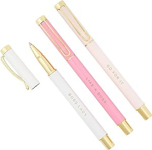 Sweet Water Decor Metal Boss Lady Pen Set - Gifts for Bosses, New Jobs, Graduation, and More - Me... | Amazon (US)
