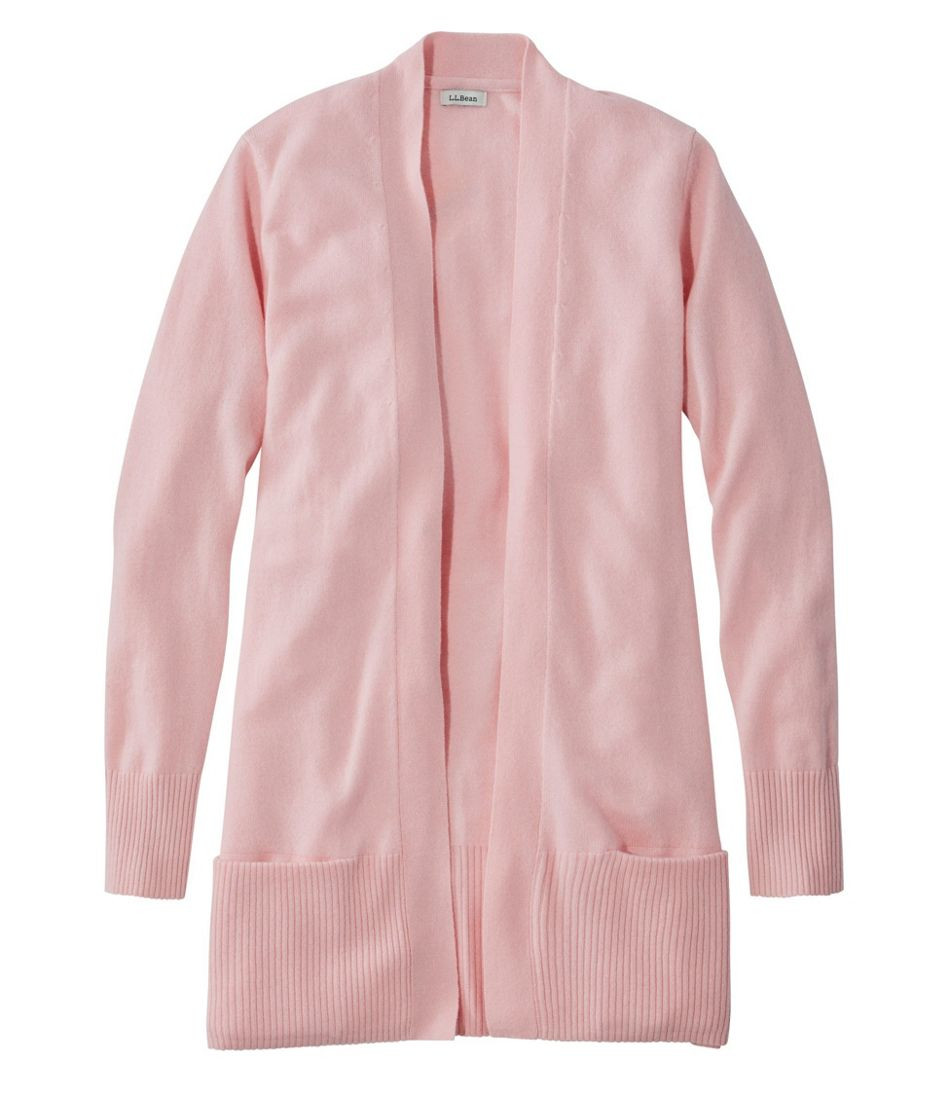 Women's Classic Cashmere Open Cardigan with Pocket | L.L. Bean