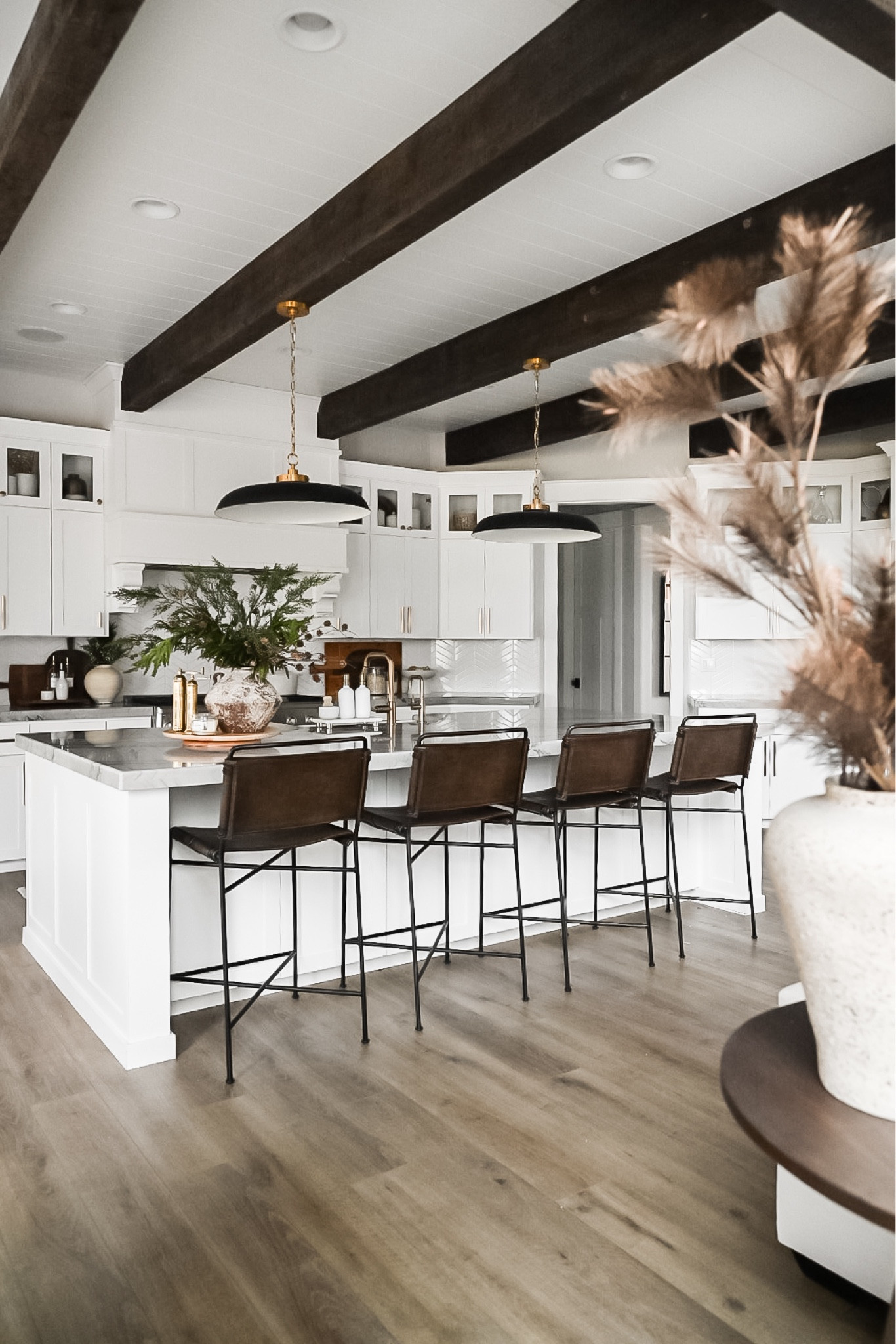 Our holiday kitchen 

Barstools. Lighting. Kitchen pendants. Kitchen barstools. Vase. Brown vase 

#LTKstyletip #LTKSeasonal #LTKHoliday