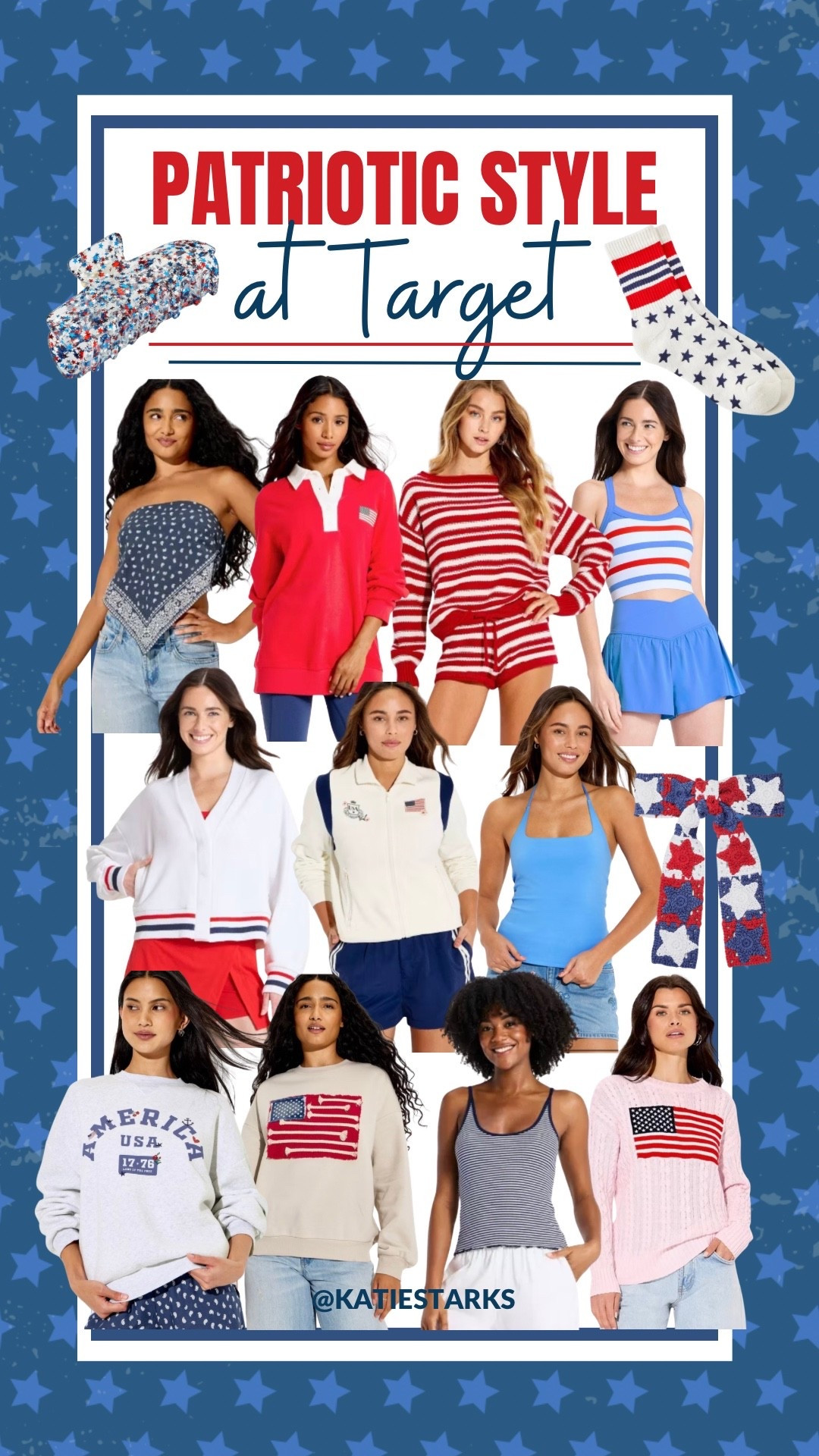 Patriotic style has landed at @Target  - they have the best Americana clothes every year!

#LTKootd #LTKSeasonal #LTKOver40