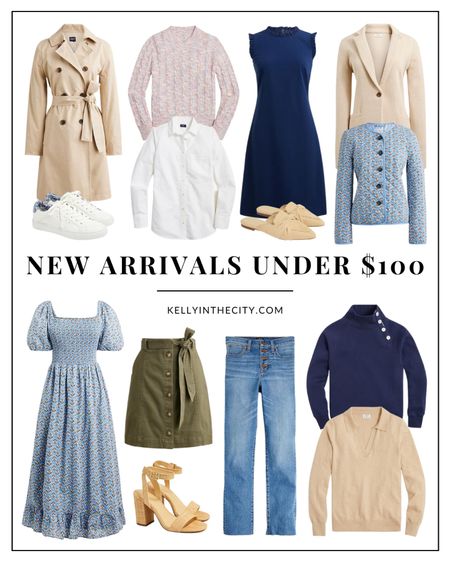 A few of my favorite new arrivals under $100. From dresses to sweaters to shoes. All of these pieces are great transitional staples to have in your wardrobe for spring.



#LTKSeasonal #LTKunder50 #LTKunder100