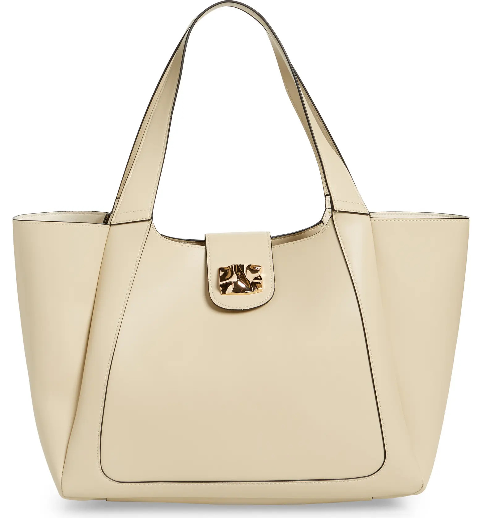 Topshop Trophy Piece Faux Leather Tote | Nordstrom | Nordstrom