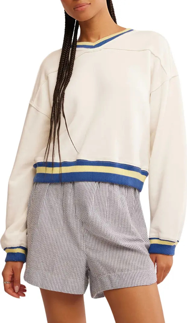 Free People Rio Crop Sweatshirt | Nordstromrack | Nordstrom Rack