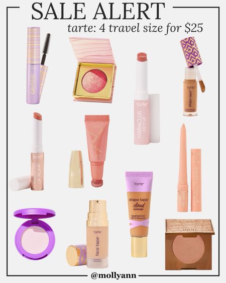 Build your own tarte mini kit, travel size 4 for $25!

#LTKstyletip #LTKbeauty #LTKsalealert