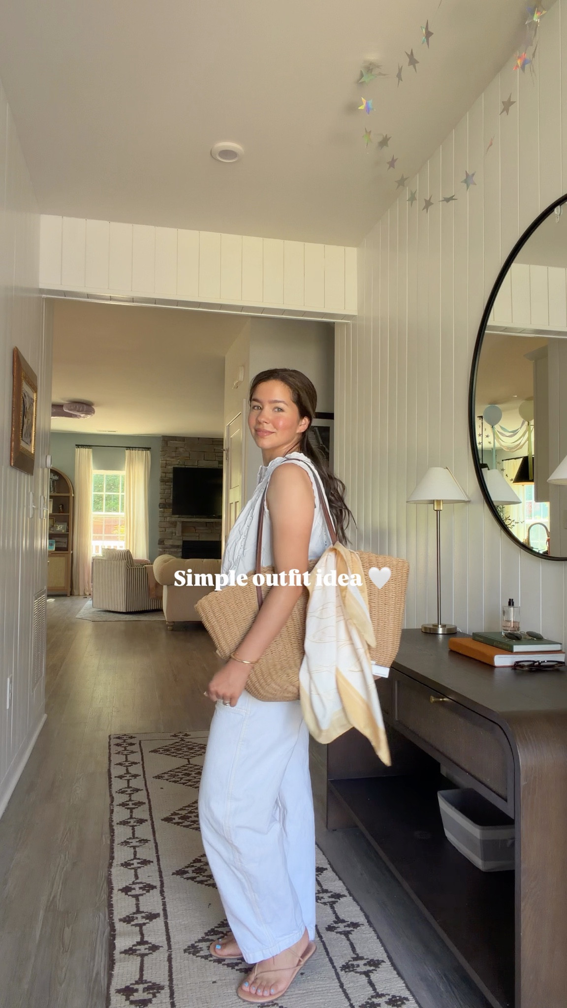 Simple outfit idea as a mom ❤️ 
Size 26 in pants! Small in top!


Easy outfit
Casual
Petite style 
Summer outfit idea 

#LTKgrwm #LTKmomlife #LTKootd