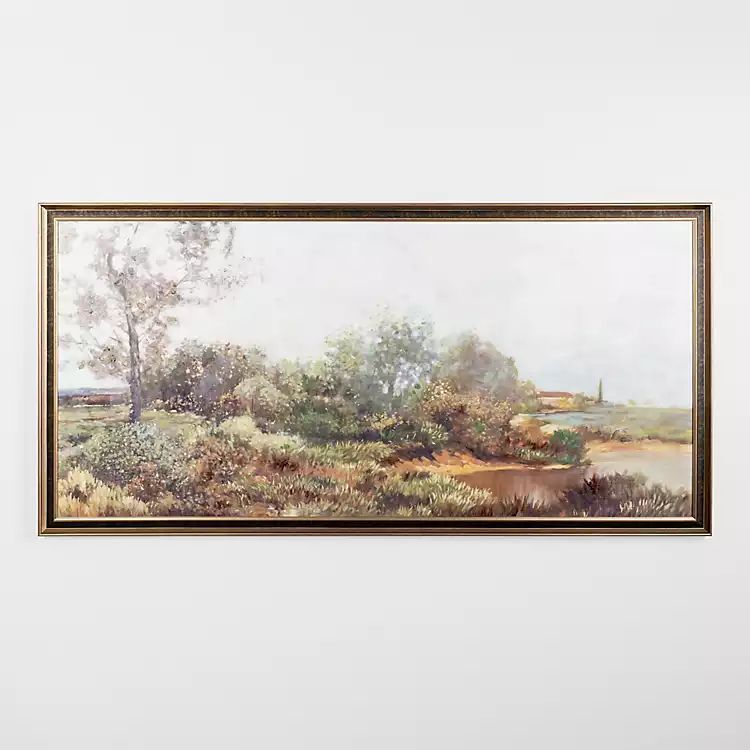 Antique Gold Landscape Framed Canvas Art Print | Kirkland's Home