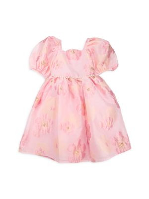 Little Girl's Addison A-line Floral Bow Dress | Saks Fifth Avenue OFF 5TH