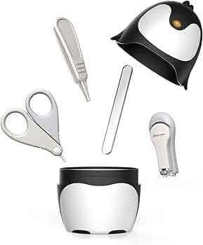 Baby Nail Clippers Set, Baby Nail Kit with Cute Case, Infant Manicure and Pedicure Health Groomin... | Amazon (US)