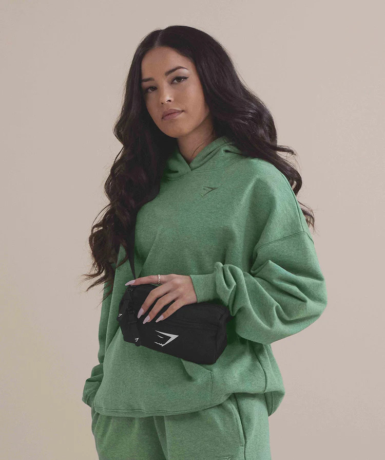 Gymshark Rest Day Sweats Hoodie - Crocodile Green Marl | Gymshark US