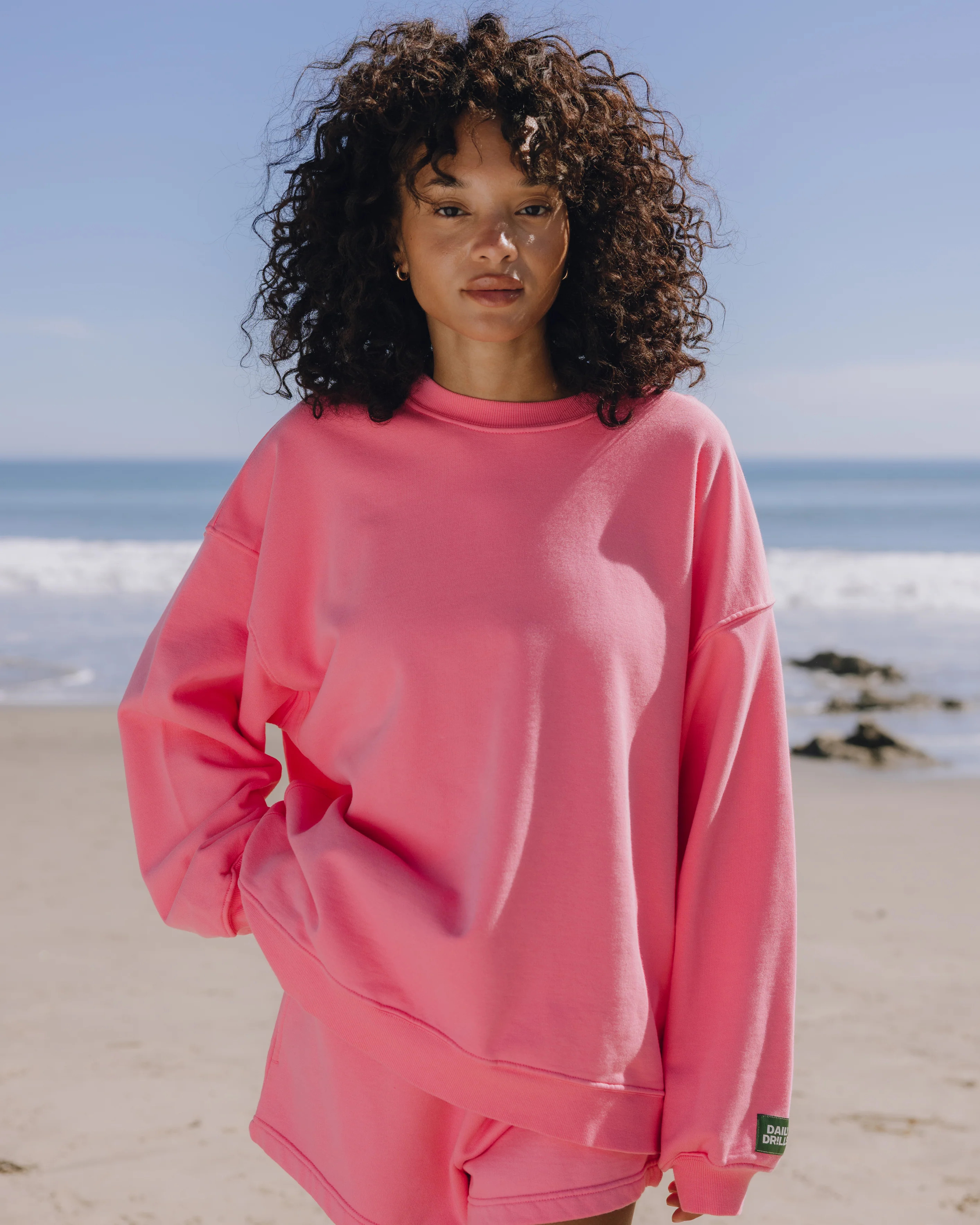 Unisex Oversized Crew - Cheeks | Daily Drills LLC