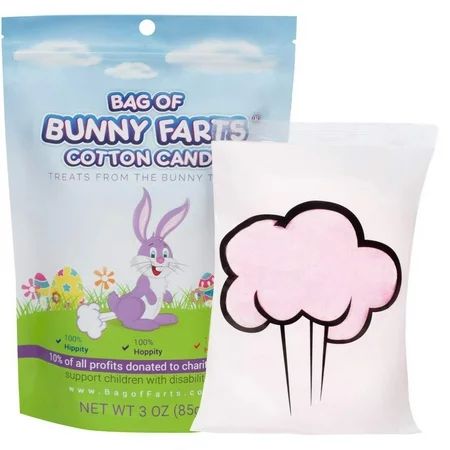 Easter Bunny Cotton Candy Funny Easter Basket Stuffer for All Ages Unique Birthday for Friends, Mom, | Walmart (US)