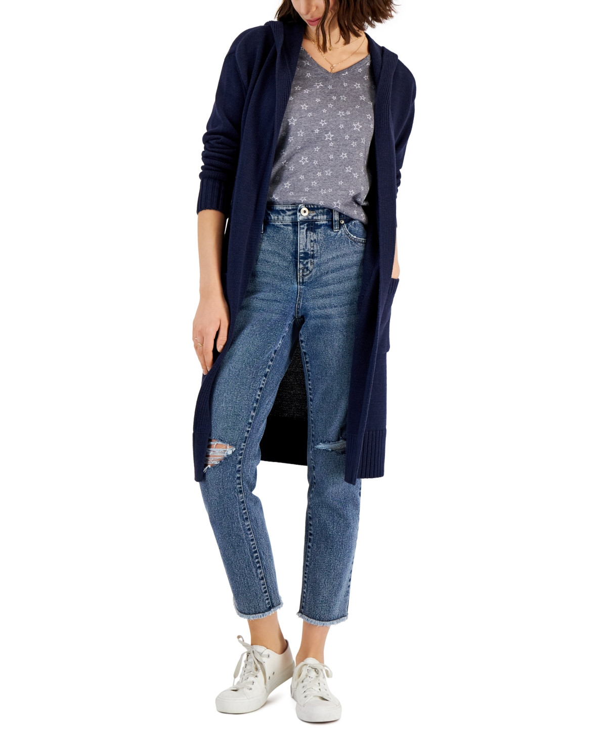Style & Co Women's Hooded Cardigan, Created for Macy's | Macys (US)