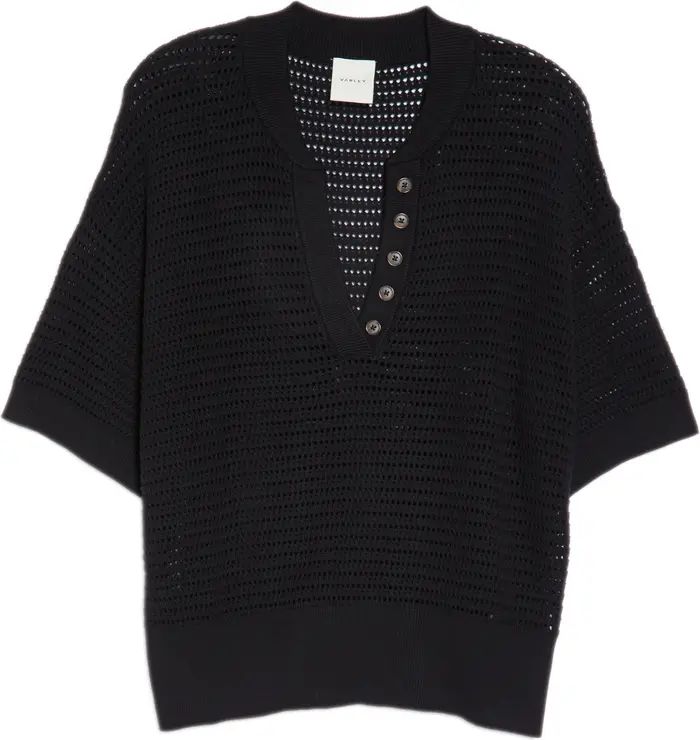 Callie Sheer Knit Cotton Top | Nordstrom