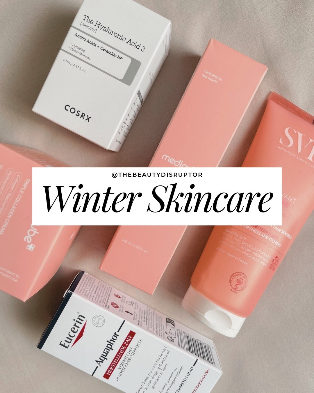 Maintain hydrated, healthy skin this winter with these must-have essentials. ❄️✨

The temperature is dropping quickly, and skin can become dry, flakey and dehydrated. With the right products, you can maintain a healthy, dewy glow during the cold weather season.

Here is a list of my top favorite essential  skincare products for winter:

1. SVR Topialyse Cleansing Balm
2. Medicube Triple Collagen Toner
3. Medicube Triple Collagen Cream
4. COSRX The Hyaluronic Acid 3
4. Eucerin Aquaphor

#winter #skincare #dryskin #dehydratedskin 

#LTKFindsUnder50 #LTKBeauty