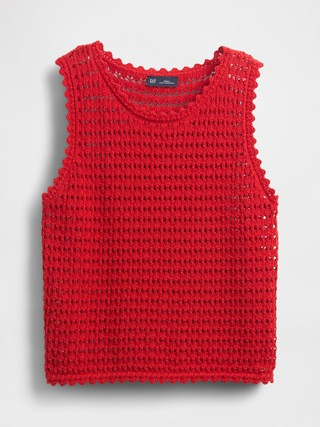 100% Cotton Crochet Tank Top | Gap (US)