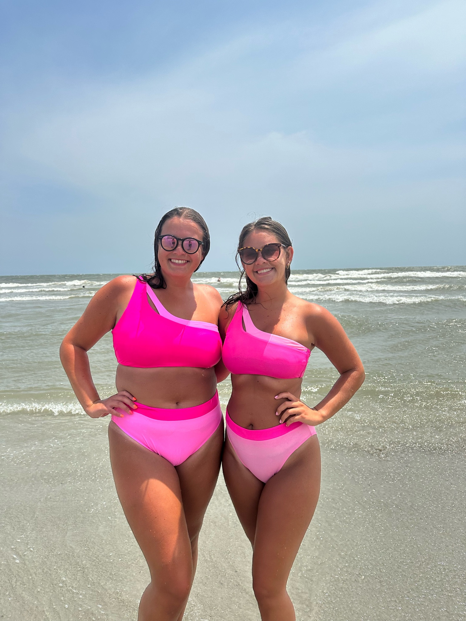 Pink one shoulder bikini from Amazon 

#LTKSeasonal #LTKFindsUnder50 #LTKSwim