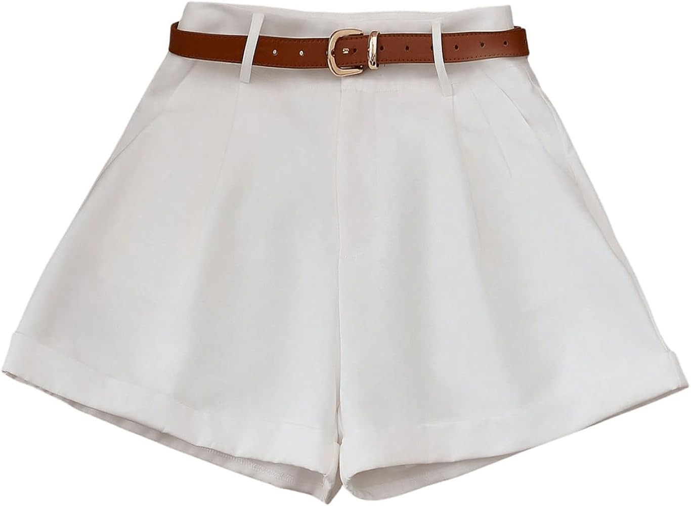 Floerns Women's Casual Summer Wide Leg Shorts High Waisted Going Out Shorts | Amazon (US)