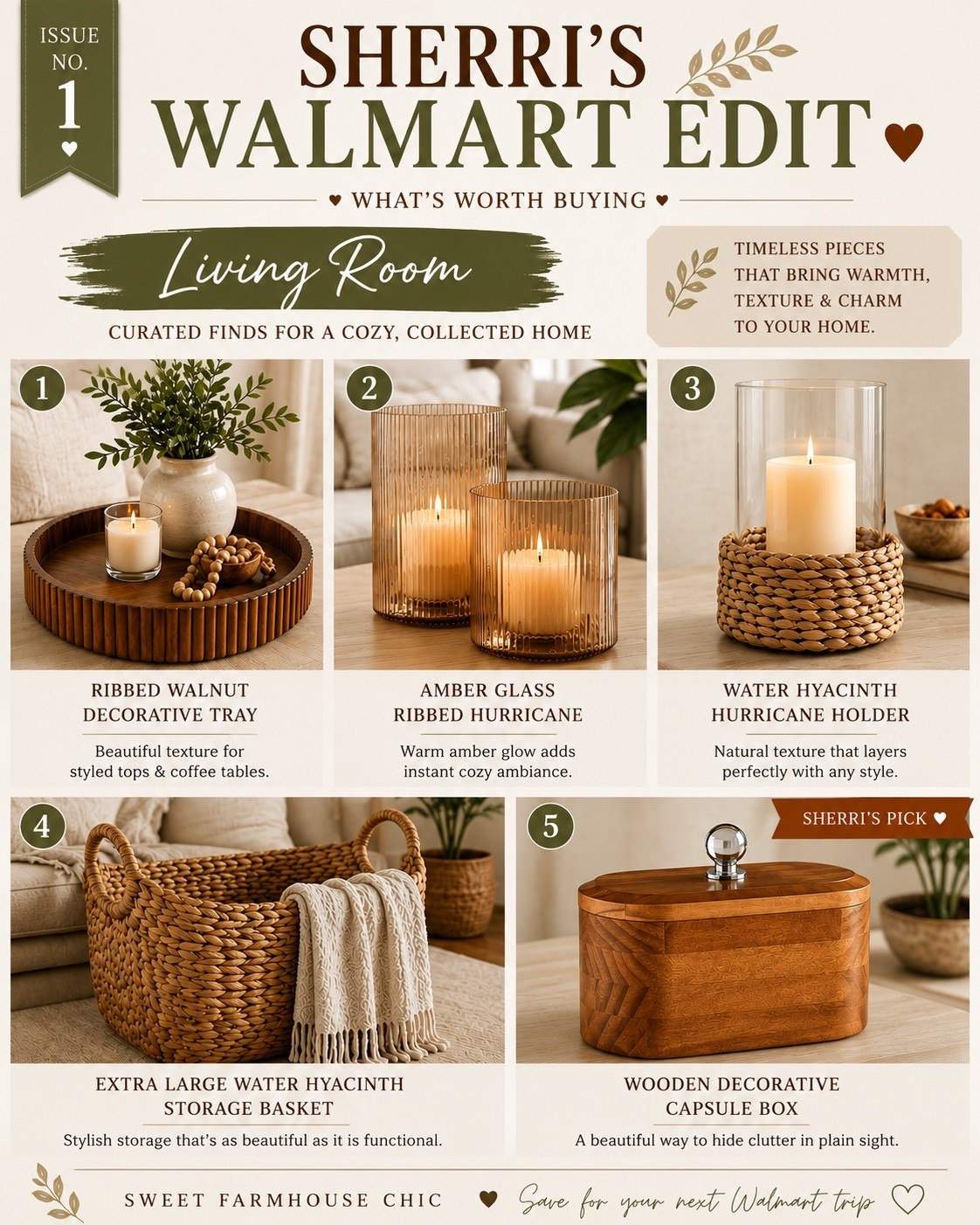 Cozy Fall Finds That Are Worth Buying!!🤎

Wood tray, amber glass hurricanes, water hyacinth candle hurricane, wooden capsule box, extra large woven basket

#LTKHome #LTKSeasonal #LTKstorytime