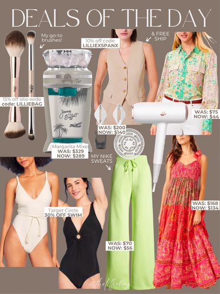 Deals of the day! 
- SPANX 10% off & free ship code: LILLIEXSPANX
- DIBS code: LILLIEBAG
- LOFT 40% off your purchase 
- Target circle 30% off swim 
- Bloomingdale’s friends and family event 

Dress. Spring outfit. Summer outfit. One piece swimsuit. Vest. 

#LTKfindsunder50 #LTKsalealert #LTKfindsunder100