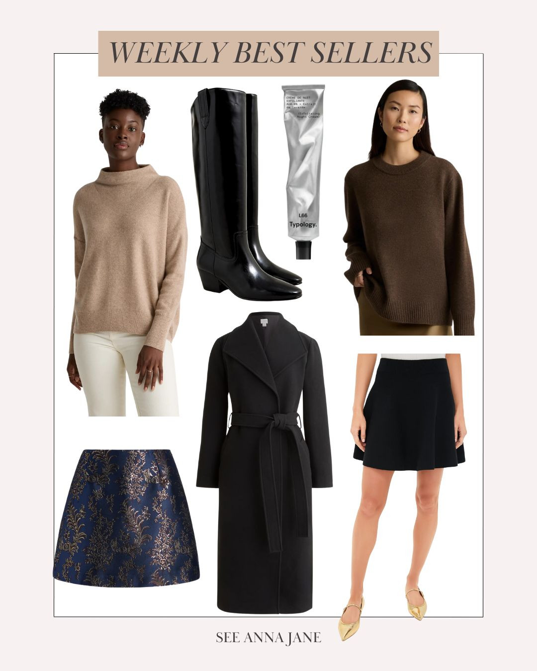 This week's top sellers! 

riding boots - chunky sweater - wool coat - mini skirt 

 #LTKSeasonal #LTKFindsUnder100