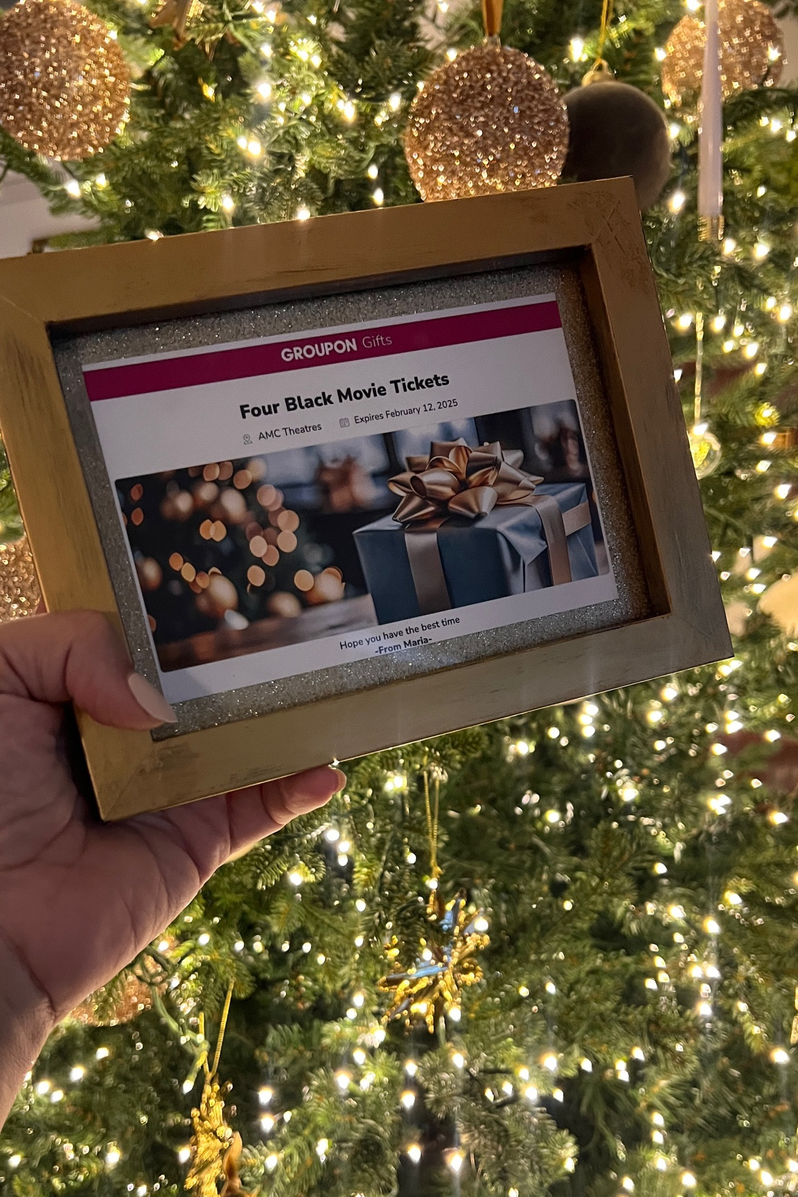 #Ad This holiday season, I’m sharing an easy way to elevate gifting experiences with Groupon! 🎁✨ From discounted movie tickets to local activities, it’s the perfect way to give thoughtful, memorable gifts.

I made a cozy gift bundle with a Groupon movie voucher as the centerpiece, paired with slippers, pajamas, candy, and a festive ornament. It’s simple, meaningful, and so easy to create!

Check out Groupon for amazing deals to make your holiday gifting extra special. 🎄💫
#Groupon @Groupon