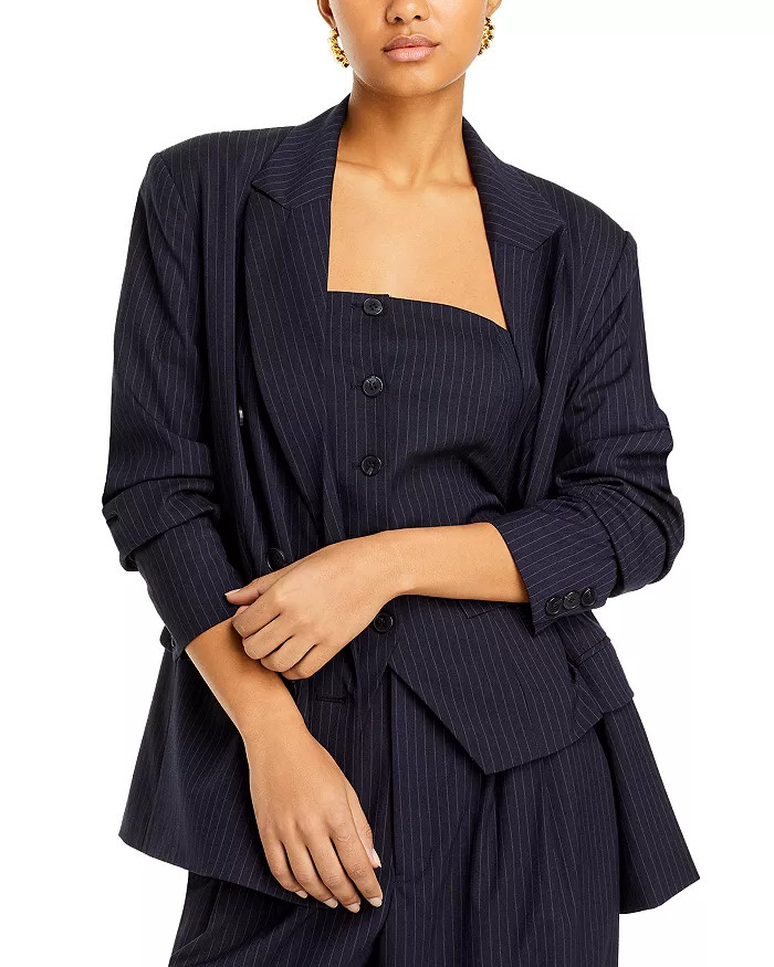 Vesper Pinstripe Double Breasted Blazer | Bloomingdale's (US)