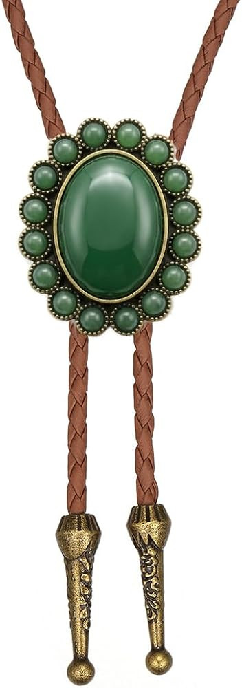 Joxevyia Bolo Tie for Men Southwestern Cowboy Bolo Ties Womens Rodeo Leather Necktie Vintage Bolo... | Amazon (US)