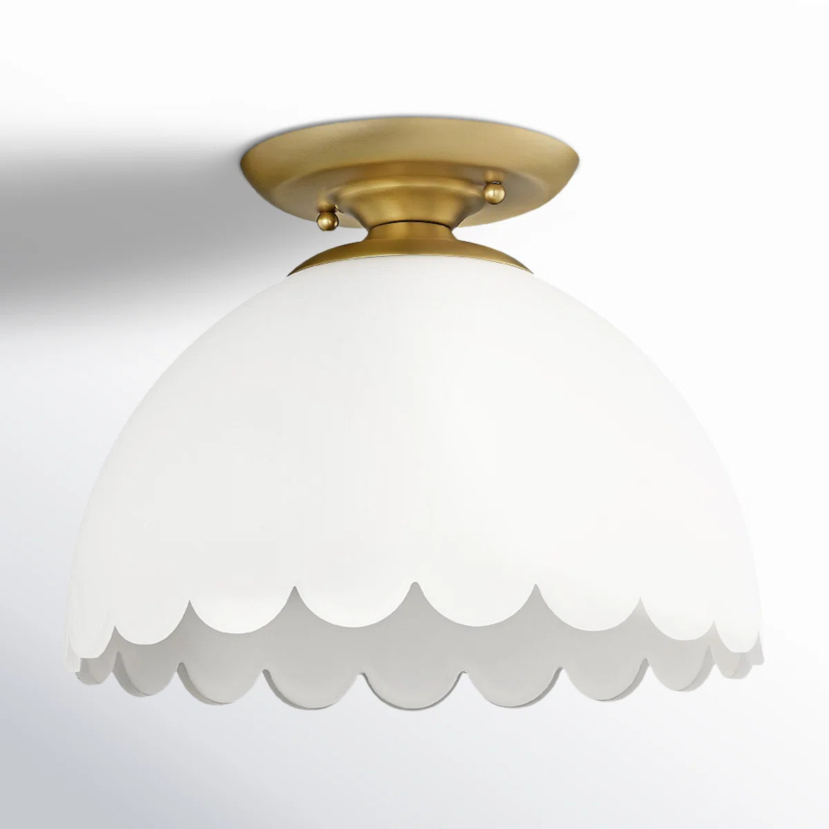Birch Lane™ Filomela Glass Semi Flush Mount & Reviews | Wayfair | Wayfair North America