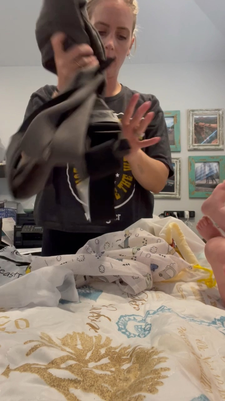 Sharing how I unpack and clean after vacation. Washing the carrier is a must because it touches every surface, gross 😂 the diaper bag is safe to throw in the wash as well as the diaper changing pad. I love using garment bags for laundry. Especially delicate things. 
The compression bags make it so easy to put everyone’s clean clothes in their rooms and back on hangers! 

#LTKVideo #LTKFamily #LTKTravel