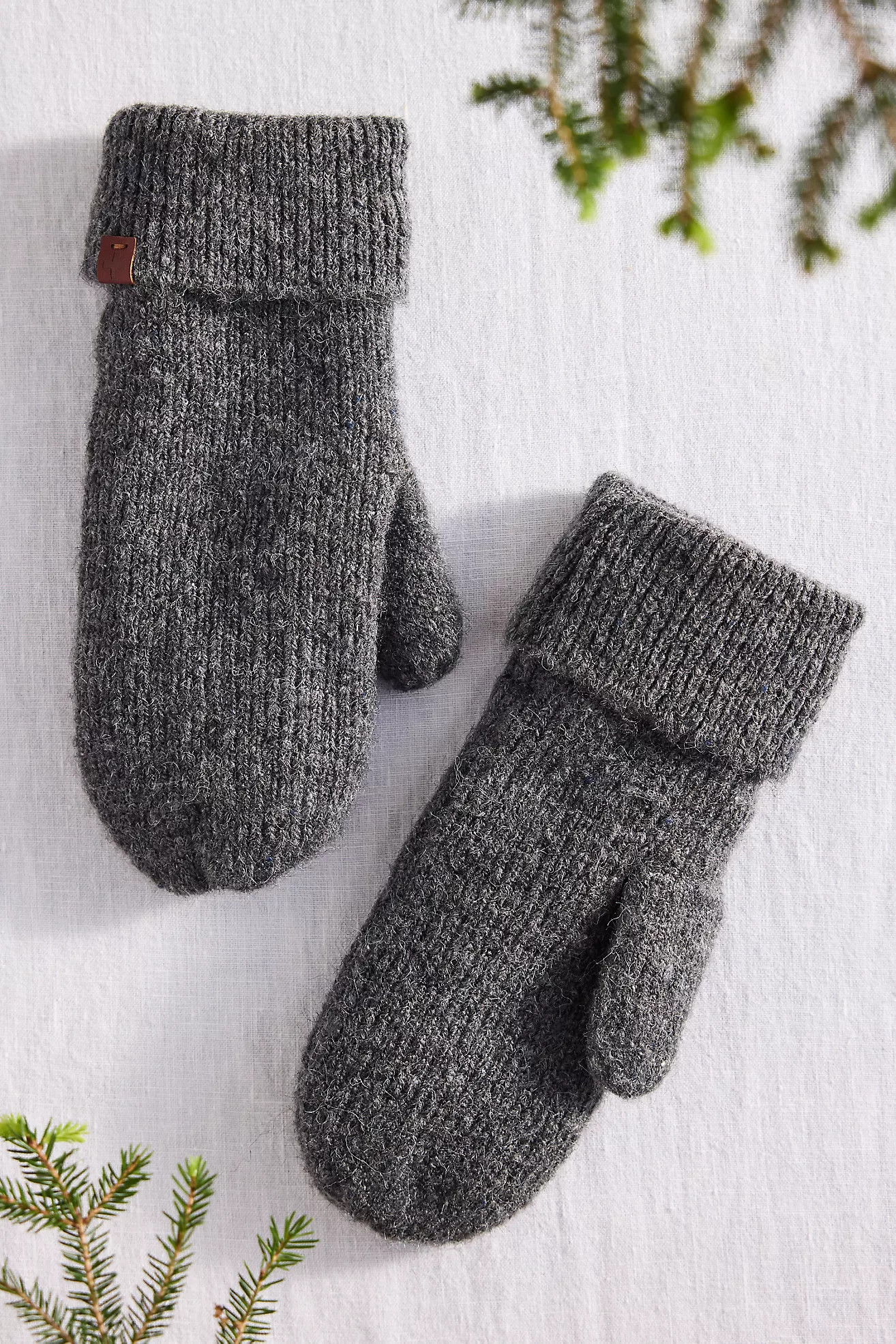 Speckle Faux Fur Lined Mittens | Anthropologie (US)