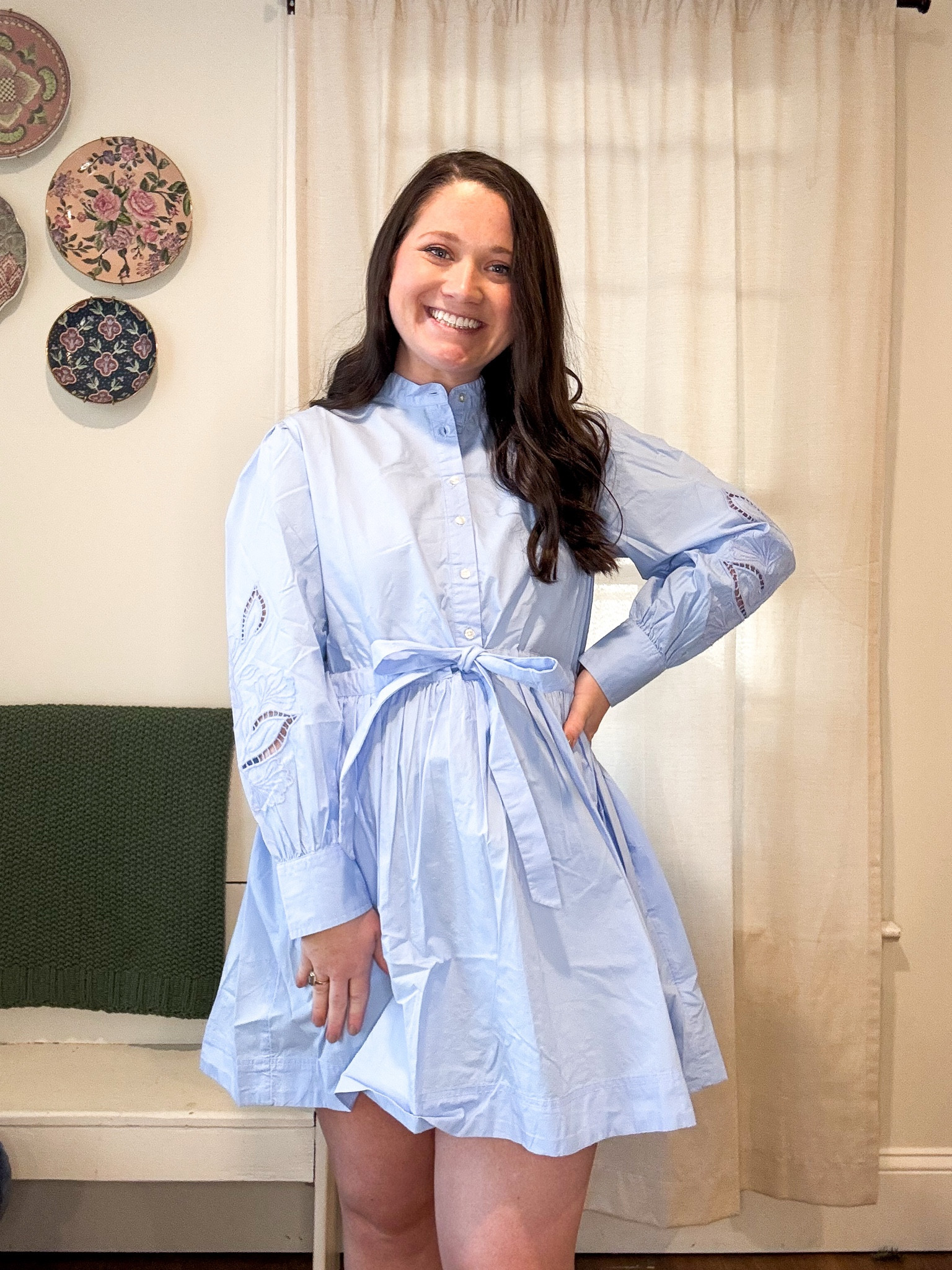 Spring dress. Eyelet dress. Walmart new arrivals 