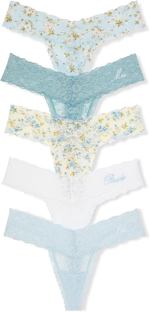 Victoria's Secret Women's Lacie Thong Panties, Underwear Pack | Amazon (US)