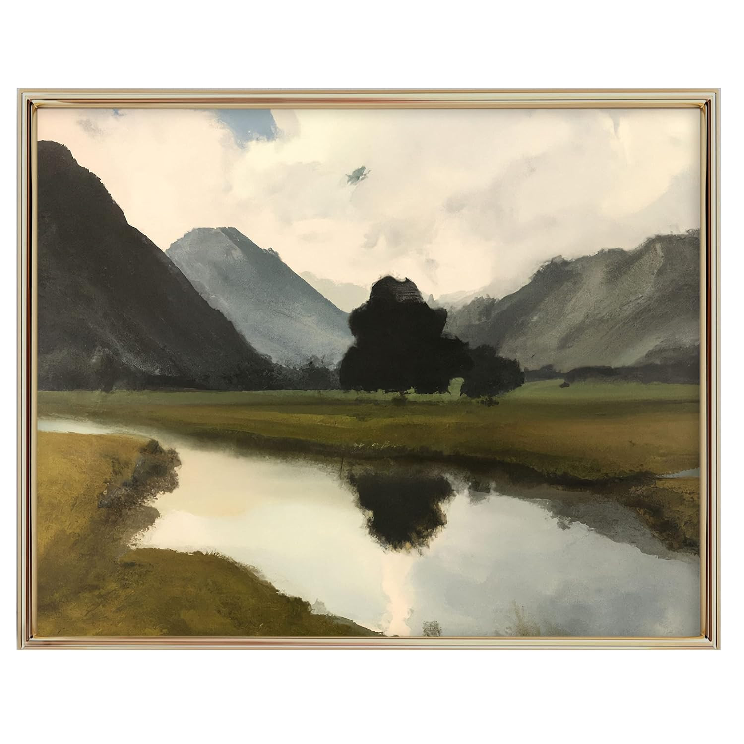 Vintage Landscape Wall Art - Antique Art Prints for Home Decor - Rustic Farm and Country Landscap... | Amazon (US)