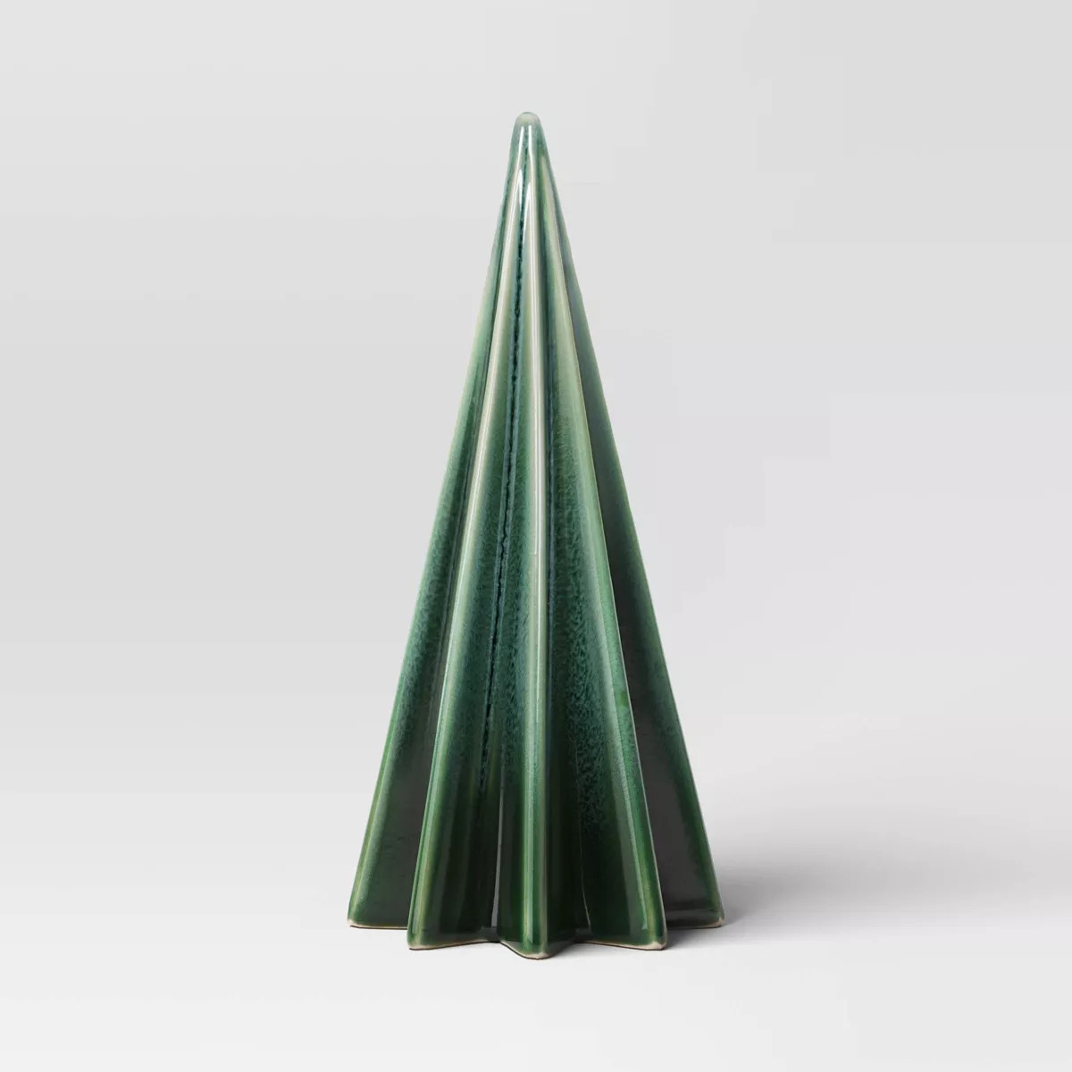 Christmas Small Faceted Ceramic Tree Green - Threshold™ | Target