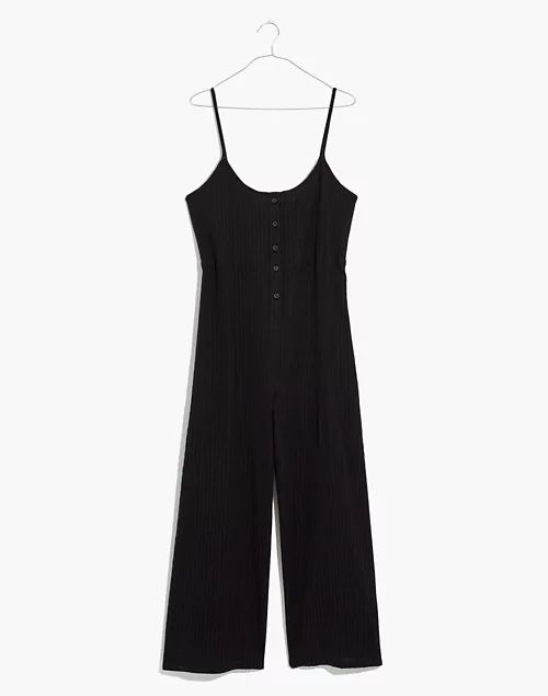 Textured Cover-Up Jumpsuit | Madewell