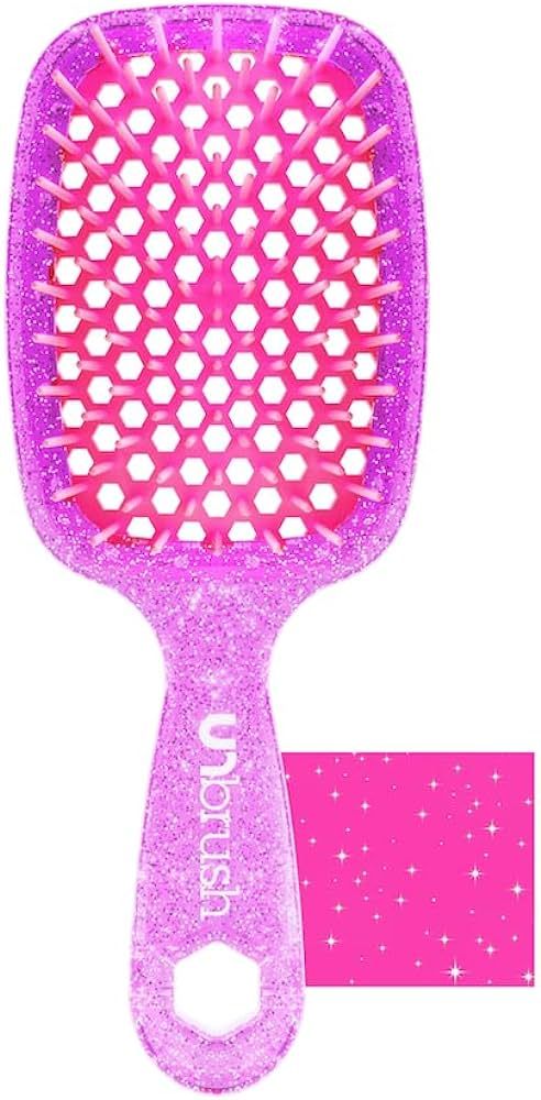 FHI HEAT UNbrush Wet & Dry Vented Detangling Hair Brush, Rose Quartz Pink | Amazon (US)