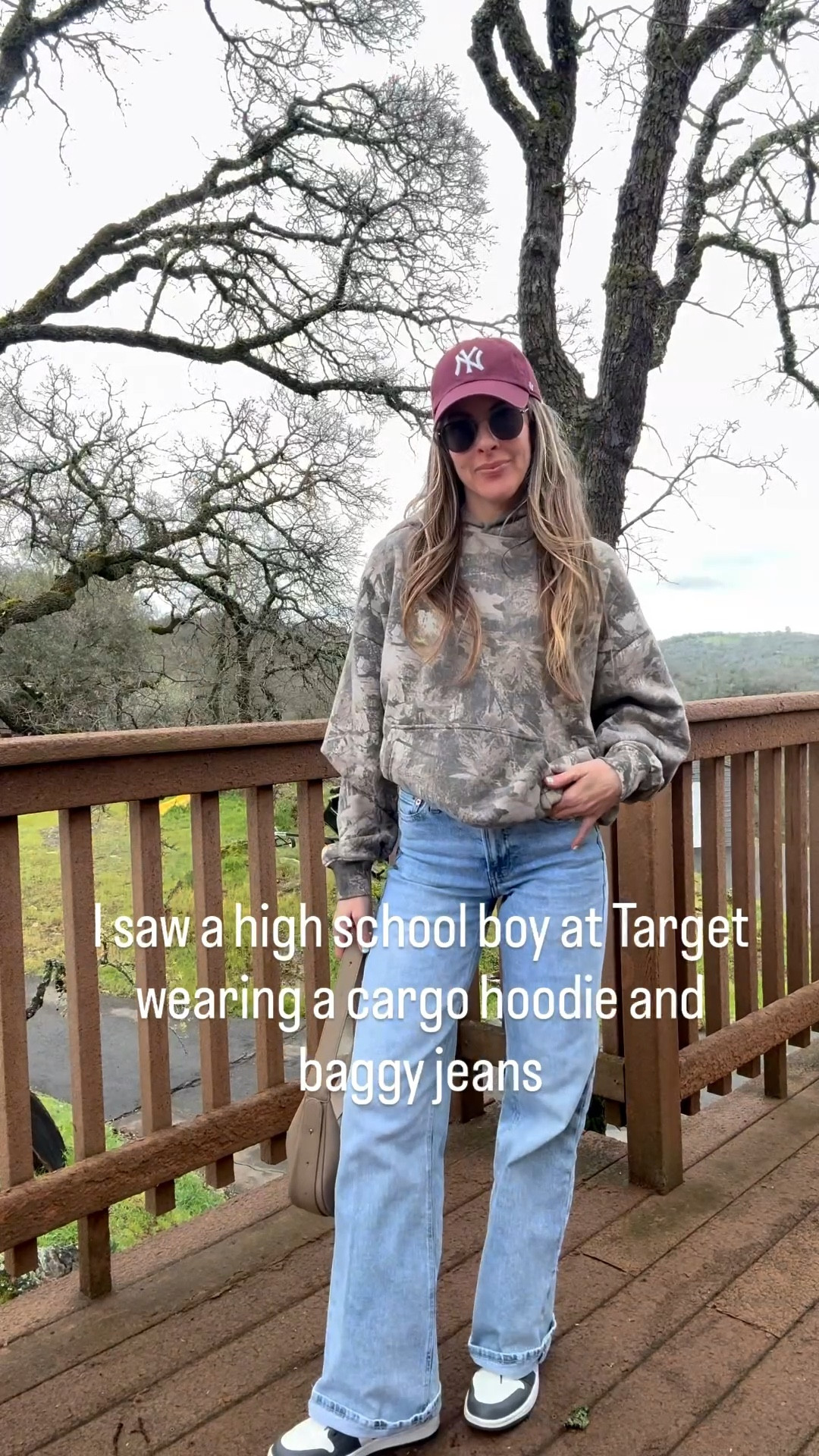 Can’t get enough of this cam hoodie lately and it’s on major sale!!! I’m in a size small. Fit is perfectly boxy and oversized. Comment NEED for the deets!
.
.
.
.
Camo hoodie, outfit, camo style, baggy, jeans, outfit, wide leg, jeans, outfit, casual mom, outfit weekend, outfit
.
.
.
#millennialmomstyle #momoutfit #everydayoutfit #streetstyleoutfit 