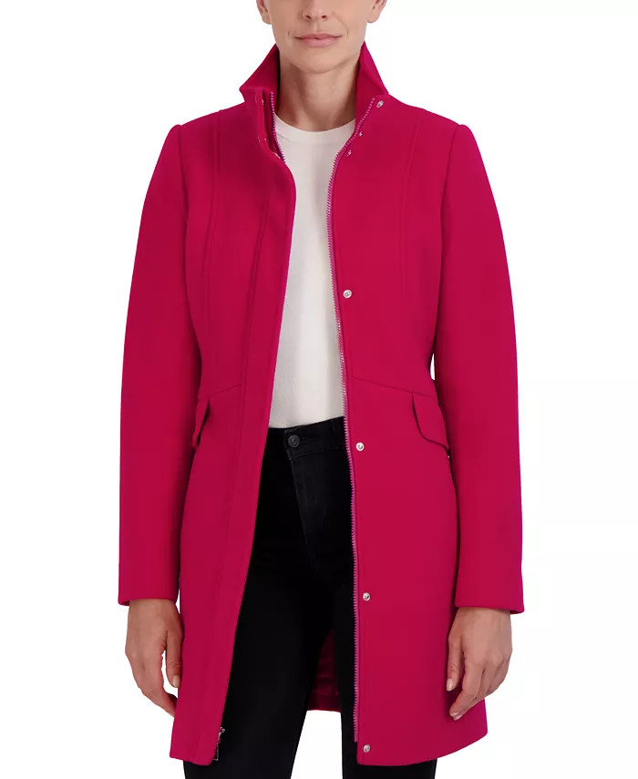 Laundry by Shelli Segal Women's Single-Breasted Belted Walker Coat & Reviews - Coats & Jackets - ... | Macys (US)